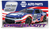 Chase Elliott "Patriot 2026" NAPA #9 Official NASCAR 3'x5' Deluxe Flag - Wincraft Inc.