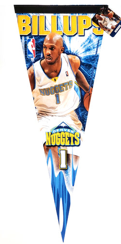 Chauncey Billups Denver Nuggets NBA Action Premium Felt Collector's Pennant (LE /2010)