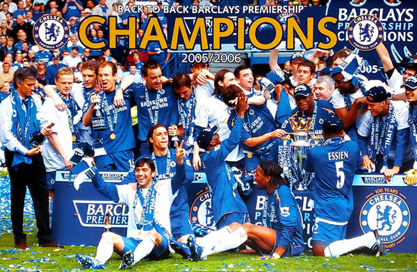 Chelsea FC EPL Champions 2006 Podium Celebration Poster - GB Posters