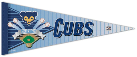 Chicago Cubs Retro-1990s-Style MLB Cooperstown Collection Premium Felt Team Pennant - Wincraft