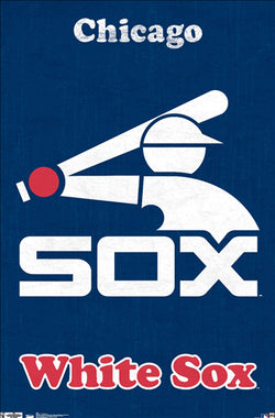 Chicago White Sox "Batter-Up" Retro Logo (1976-90) Poster - Costacos Sports