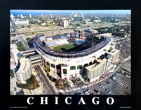 Chicago White Sox U.S. Cellular Field "From Above" Premium Poster Print - Aerial Views