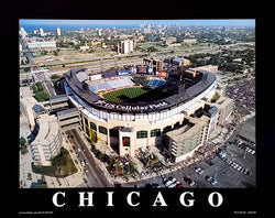 Chicago White Sox MLB Baseball Stadium "From Above" Premium Poster Print - Aerial Views