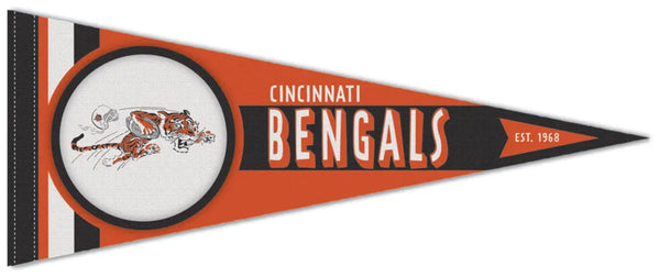 Cincinnati Bengals NFL Retro-1960s-Style Premium Felt Collector's Pennant - Wincraft Inc.