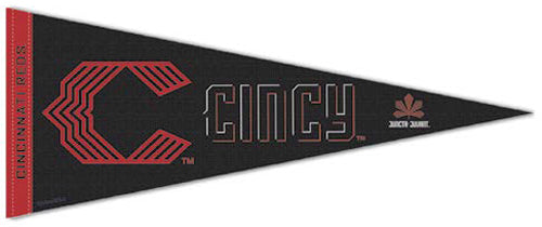 Cincinnati Reds Cincy Official MLB City Connect Style Premium Felt Pennant  - Wincraft Inc. – Sports Poster Warehouse