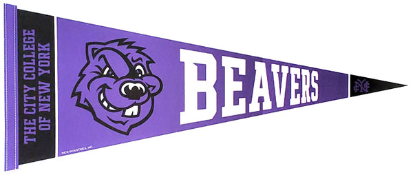City College of New York CCNY BEAVERS Official NCAA Team Felt Pennant - Rico Inc.
