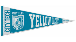 New York CITY TECH YELLOW JACKETS Official Team Felt Pennant - Rico Inc.