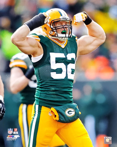 Clay Matthews "Guns" Green Bay Packers Premium NFL Poster Print - Photofile 16x20