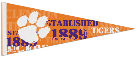 Clemson University "Est. 1893" Premium Felt Pennant - Wincraft