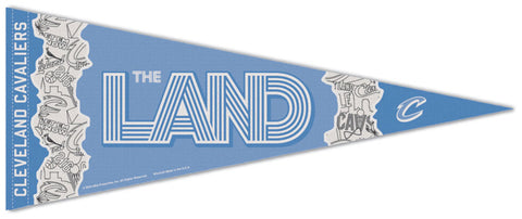 Cleveland Cavaliers 'The Land" (Sky Blue) 2024-25 NBA City Edition Premium Felt Pennant - Wincraft