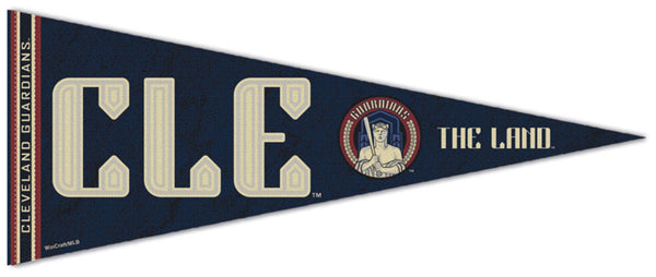 Cleveland Guardians Official MLB City Connect "The Land"-Style Premium Felt Pennant - Wincraft Inc.
