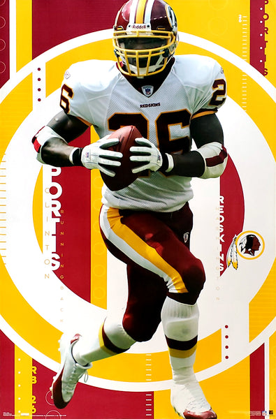 Clinton Portis "Superstar" Washington Redskins NFL Action Poster - Costacos 2004