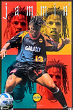 Cobi Jones "Jammin'" (1996) L.A. Galaxy MLS Soccer Poster - Costacos Final Stock Collection