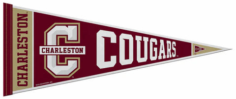 College of Charleston Cougars Official NCAA Team Felt Pennant - Rico