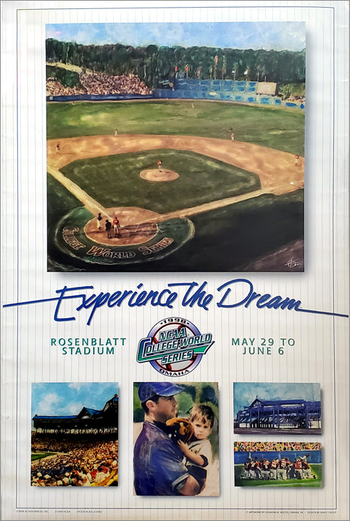 NCAA Baseball 2023 Men's College World Series Official 24x36 Event