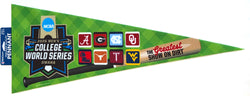 NCAA College World Series 2026 8-Team-Logos Premium Felt Commemorative Pennant - Wincraft