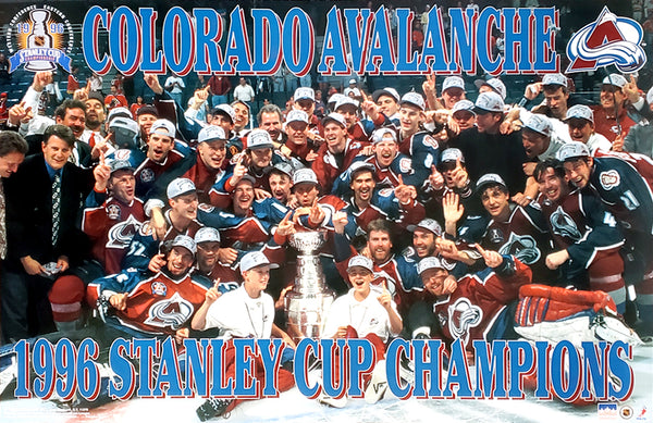 Colorado Avalanche 1996 NHL Stanley Cup Champions Commemorative Poster - Starline Inc.