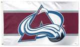 Colorado Avalanche Stripe-Style Official NHL Hockey Team Deluxe-Edition 3'x5' Banner FLAG - Wincraft Inc.