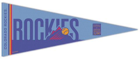 Colorado Rockies Official MLB City Connect 2025 Style Premium Felt Pennant - Wincraft