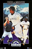 Colorado Rockies "High & Mighty" (1994) Poster (Andres Galarraga, Joe Girardi, Eric Young) - Costacos Final Stock Collection