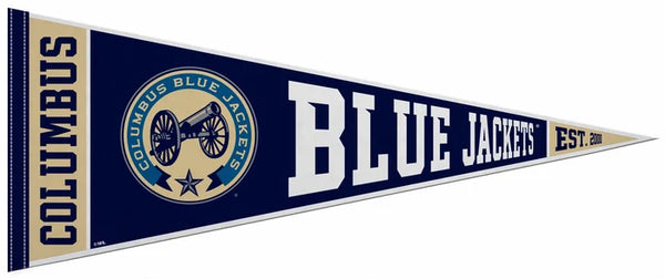 Columbus Blue Jackets Official NHL Hockey Team Felt Pennant - Rico Inc.