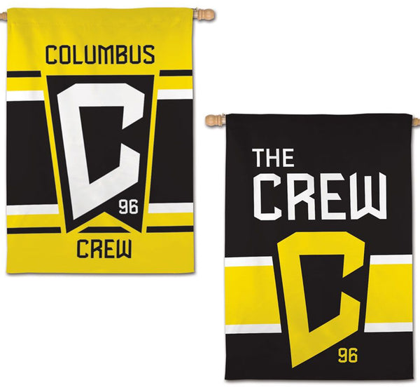 Columbus Crew Official MLS Soccer Team Logo 2-Sided Wall BANNER - Wincraft Inc.