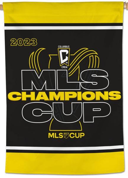 Columbus Crew 2023 MLS Champions Official Commemorative Wall BANNER - Wincraft Inc.
