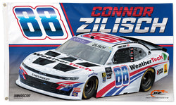 Connor Zilisch WeatherTech Chevrolet #88 Official NASCAR Deluxe-Edition 3'x5' Flag - Wincraft 2025