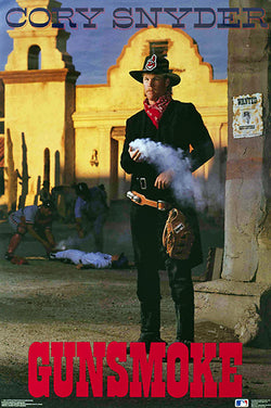 Cory Snyder "Gunsmoke" Cleveland Indians Vintage Original 1989 MLB Theme Poster - Costacos Final Stock Collection