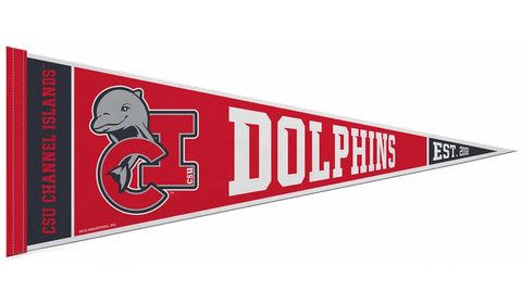 Cal State University CSU CHANNEL ISLANDS DOLPHINS Official NCAA Felt Pennant - Rico Inc.