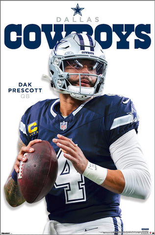Dak Prescott "Highlight" Dallas Cowboys QB NFL Football Action Poster - Costacos 2026