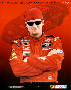 Dale Earnhardt Jr. "Born to Drive" NASCAR Racing Poster - Time Factory 2003
