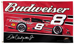 Dale Earnhardt Jr. BUDWEISER #8 RETURNS Official NASCAR 3'x5' FLAG - Wincraft 2024