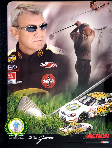 Dale Jarrett Arnold Palmer 50th Commemorative NASCAR Racing Poster - Action Collectables 2004