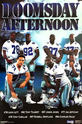 Dallas Cowboys "Doomsday Afternoon" (1993) Defensive Superstars NFL Football Poster - Costacos Final Stock Collection
