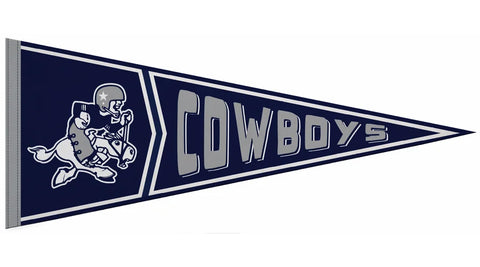Dallas Cowboys 1960s-Style Official NFL Retro Collection Felt Pennant - Rico Inc.