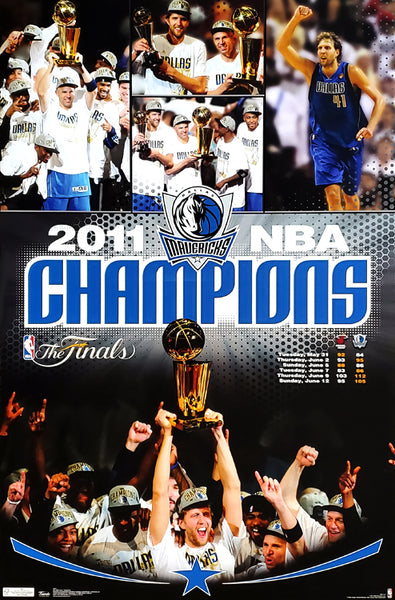 Dallas Mavericks Celebration 2011 NBA Champions Commemorative Poster –  Sports Poster Warehouse