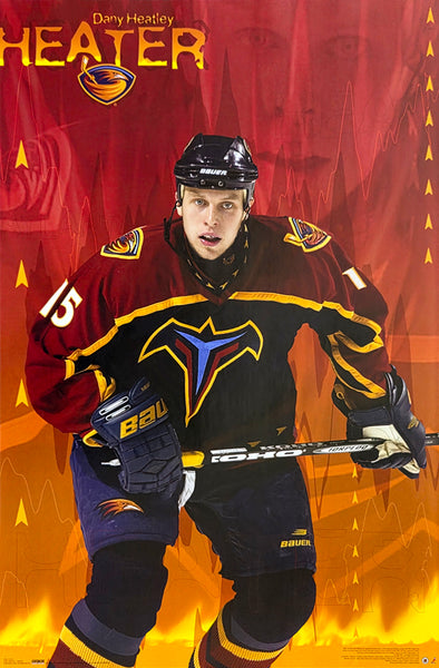 Dany Heatley "Heater" Atlanta Thrashers NHL Poster - Costacos 2003
