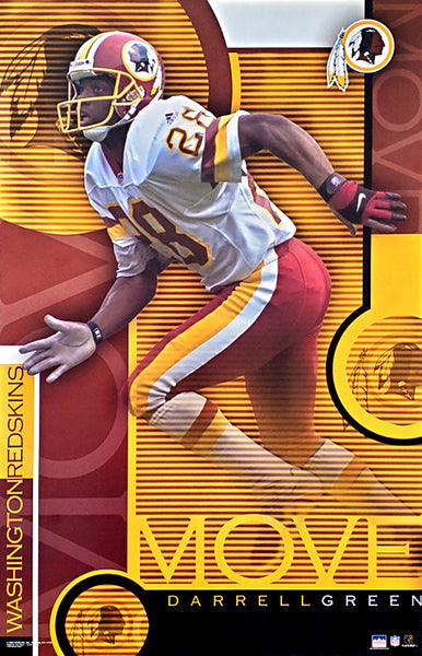 Darrell Green "Move" Washington Redskins Vintage Original Poster - Starline 2002