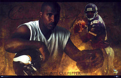 Daunte Culpepper "Glory" Minnesota Vikings Poster - Costacos 2000