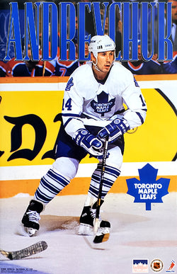 Dave Andreychuk "Action" Toronto Maple Leafs Poster - Starline 1994