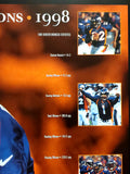 Denver Broncos Back-to-Back Super Bowl Champions Commemorative Poster - Costacos 1999