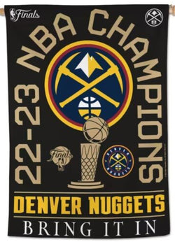 Denver Nuggets 2023 NBA Champions Official 28" x 40" Wall Banner - Wincraft Inc.
