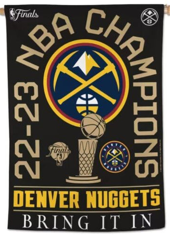 Denver Nuggets 2023 Championship Logo Panel