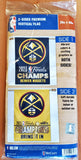 Denver Nuggets 2023 NBA Champions 2-Sided 28" x 40" Wall Banner - Wincraft Inc.