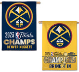 Denver Nuggets 2023 NBA Champions 2-Sided 28" x 40" Wall Banner - Wincraft Inc.