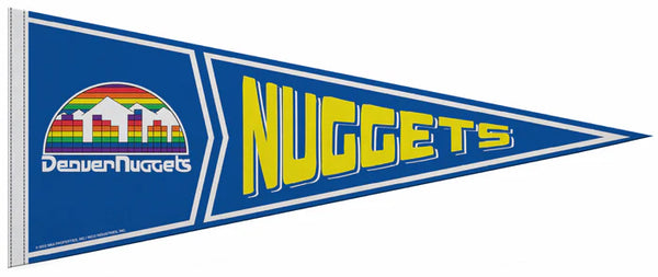 Denver Nuggets 1981-93-Style Official NBA Retro Collection Felt Pennant - Rico Inc.