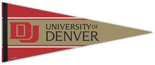 Denver University DU PIONEERS Official NCAA Team Logo Premium Felt Pennant - Wincraft Inc.