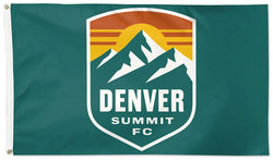 Denver Summit FC Official NWSL Soccer 3'x5' Team Flag - Wincraft Inc.