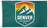 Denver Summit FC Official NWSL Soccer 3'x5' Team Flag - Wincraft Inc.